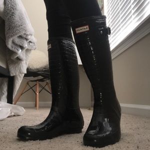 Black Hunter Boots